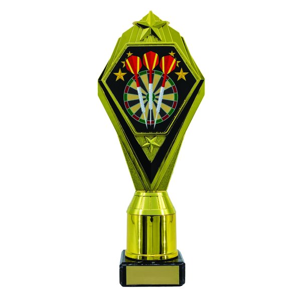Champion Darts Trophy | Gold & Black | 240mm