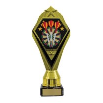 Champion Darts Trophy | Gold & Black | 220mm