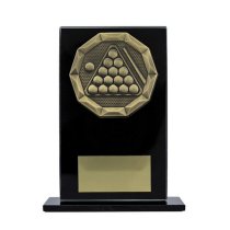 Century Snooker/Pool Glass Trophy | 125mm