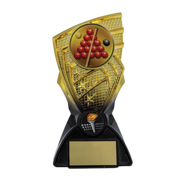 Shard Snooker Trophy | Gold & Black | 170mm