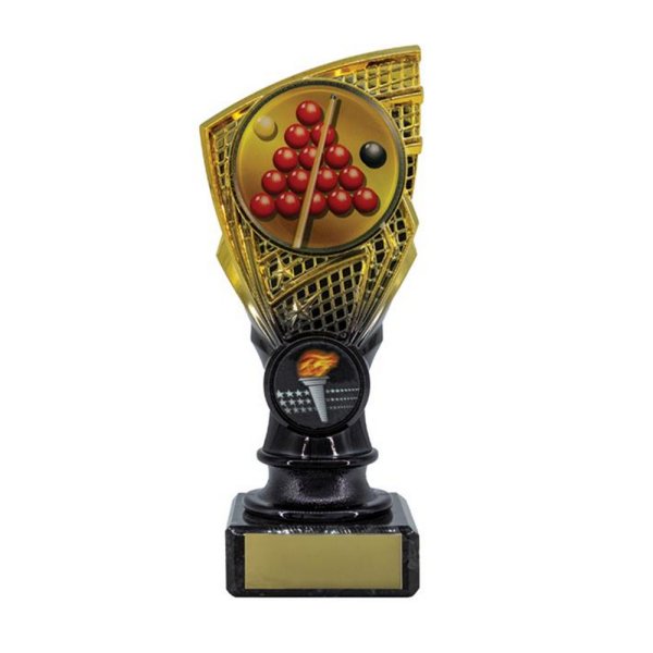 Shard Snooker Trophy | Gold & Black | 155mm