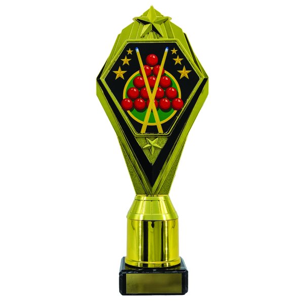 Champion Snooker Trophy | Gold & Black | 240mm