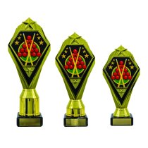 Champion Snooker Trophy | Gold & Black | 200mm