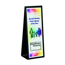 Razor Metal Stand Award | White Front | 350mm