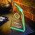Peak Acrylic Stand Award | Green Tint | 25mm Thick | 175mm - T2817