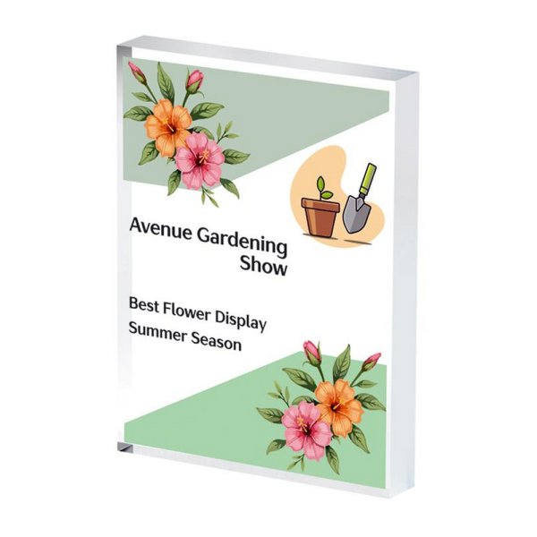 Tombstone Acrylic Trophy | 20mm Thick | 160mm