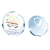 Circle Acrylic Trophy | 20mm Thick | 150mm