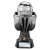Tournament Football Trophy | Heavyweight | Black & Silver | 220mm - PA26086C