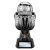 Tournament Football Trophy | Heavyweight | Black & Silver | 245mm - PA26086D