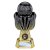 Tournament Football Trophy | Heavyweight | Black & Gold | 190mm - PA26087B