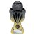Tournament Football Trophy | Heavyweight | Black & Gold | 220mm - PA26087C