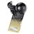 The Marauders Football Trophy | Heavyweight | Black & Gold | 280mm - PA26079E