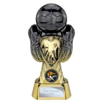 Tournament Football Trophy | Gold Shirt | Heavyweight | Black & Gold | 190mm