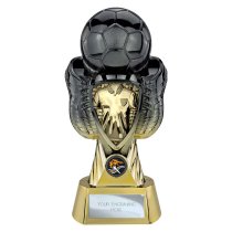 Tournament Football Trophy | Gold Shirt | Heavyweight | Black & Gold | 280mm