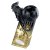 The Marauders Football Trophy | Gold Shirt | Heavyweight | Black & Gold | 160mm - PM26080A