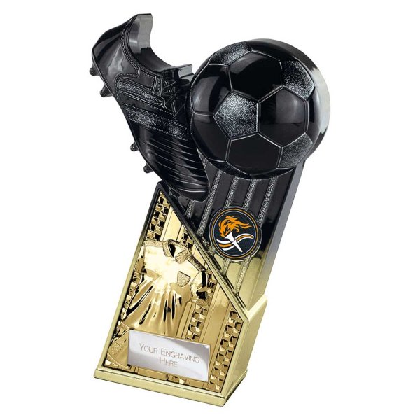 The Marauders Football Trophy | Gold Shirt | Heavyweight | Black & Gold | 190mm