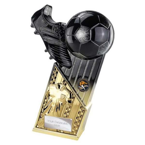 The Marauders Football Trophy | Gold Shirt | Heavyweight | Black & Gold | 280mm