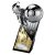 The Marauders Football Trophy | Gold Shirt | Heavyweight | Black & Silver | 280mm - PX26080E
