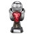 Tournament Football Trophy | Red Shirt | Heavyweight | Black & Silver | 170mm - PA26091A