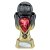Tournament Football Trophy | Red Shirt | Heavyweight | Black & Gold | 245mm - PX26091D