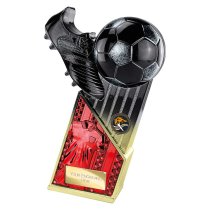 The Marauders Football Trophy | Red Shirt | Heavyweight | Black & Gold | 245mm