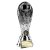 The Winning Goal Football Trophy | Heavyweight | Black & Silver | 220mm - PA26094B