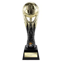 The Winning Goal Football Trophy | Black & Gold | 260mm