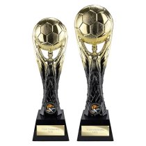The Winning Goal Football Trophy | Black & Gold | 290mm