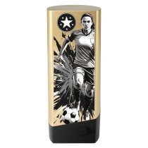 Prime Heavyweight Football Trophy | Female | Gold | 190mm