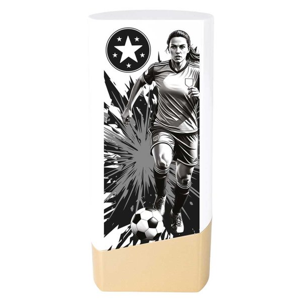 Prime Heavyweight Football Trophy | Female | White | 160mm