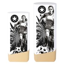 Prime Heavyweight Football Trophy | Female | White | 190mm