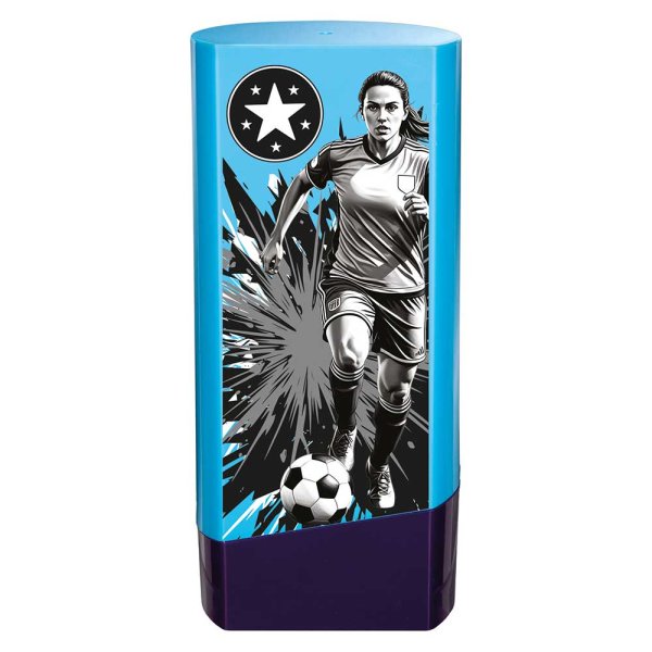 Prime Heavyweight Football Trophy | Female | Blue | 160mm