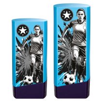 Prime Heavyweight Football Trophy | Female | Blue | 190mm