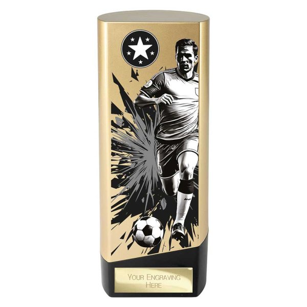 Prime Heavyweight Football Trophy | Male | Gold | 190mm