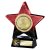 Superstar Football Trophy | Red & Black | 140mm - PX25052B