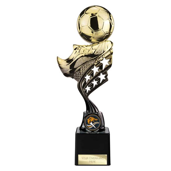 Innov8 Football Trophy | Gold & Black | 250mm