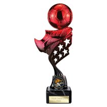 Innov8 Football Trophy | Red & Black | 230mm