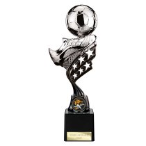 Innov8 Football Trophy | Silver & Black | 250mm