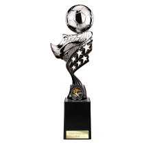 Innov8 Football Trophy | Silver & Black | 275mm