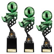 Innov8 Football Trophy | Green & Black | 250mm