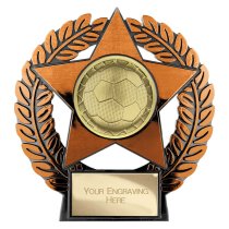 Emperor Star Football Plaque | Bronze | 120mm