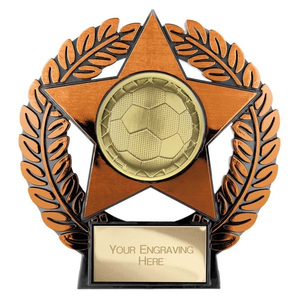 Emperor Star Football Plaque | Bronze | 120mm