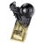 The Marauders Football Trophy | Parents Player | Black & Gold | 280mm - PX26110E
