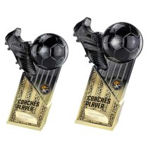 The Marauders Football Trophy | Coaches Player | Black & Gold | 280mm