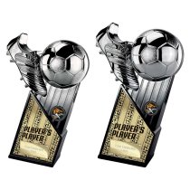 The Marauders Football Trophy | Players Player | Black & Silver | 280mm