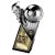 The Marauders Football Trophy | Player of the Match | Black & Silver | 245mm - PA26114D