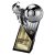 The Marauders Football Trophy | Supporters Player | Black & Silver | 280mm - PA26116E