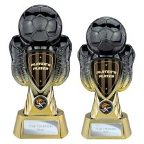 Tournament Football Trophy | Players Player | Black & Gold | 245mm