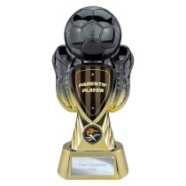Tournament Football Trophy | Parents Player | Black & Gold | 245mm