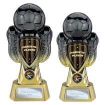Tournament Football Trophy | Parents Player | Black & Gold | 245mm